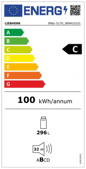 Liebherr Einbaukühlschrank IRBCi 5170-20 Elektro | VS Peak